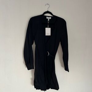 & other stories D-ring wrap dress